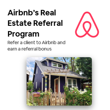 Airbnb Real Estate Referral Program