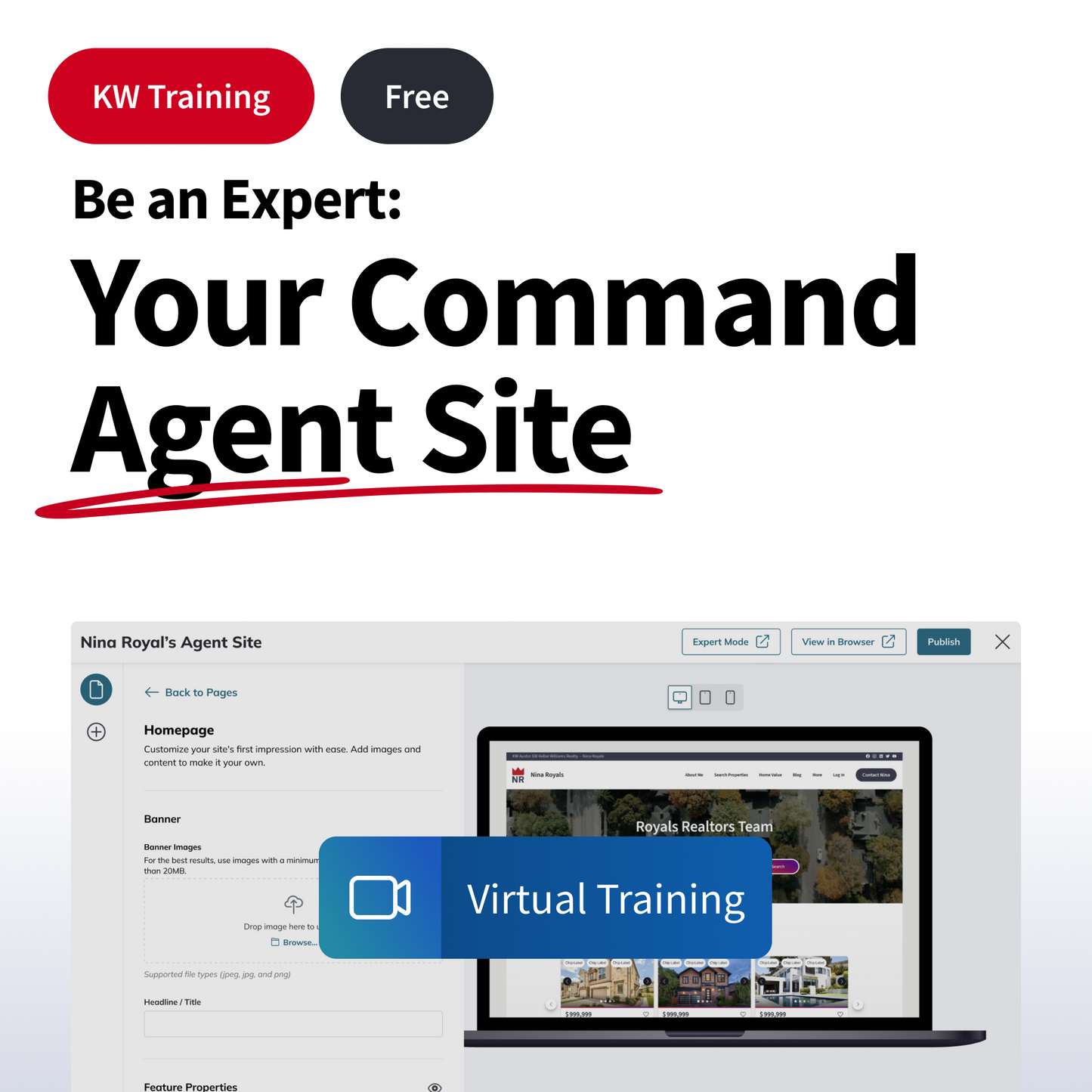 Be An Expert: Your Command Agent Site