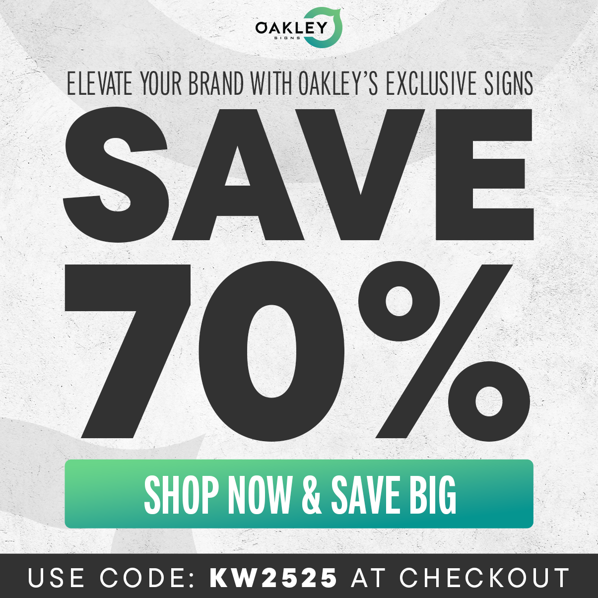 Oakley Signs and Graphics Discount